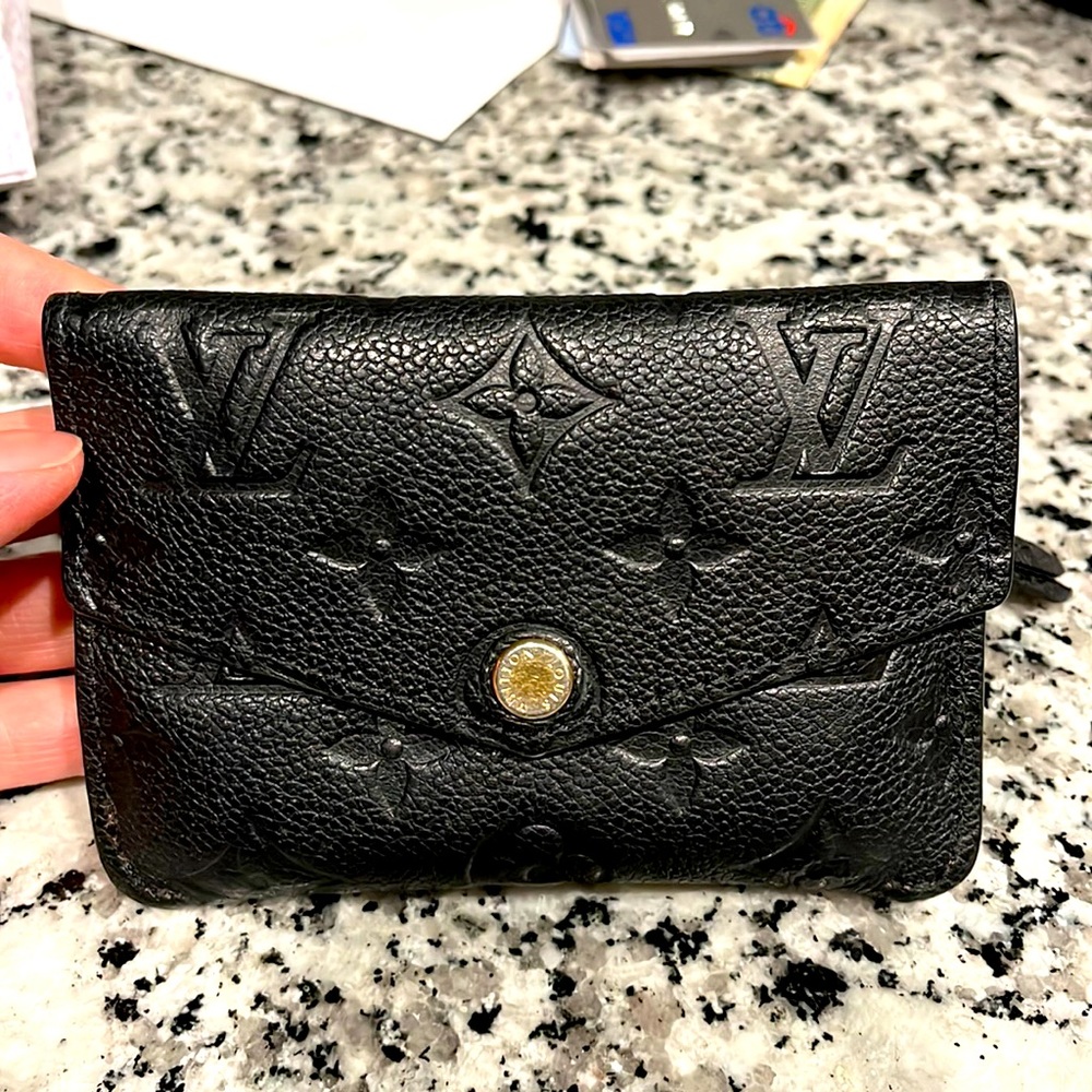 Louis Vuitton Empreinte key pouch black